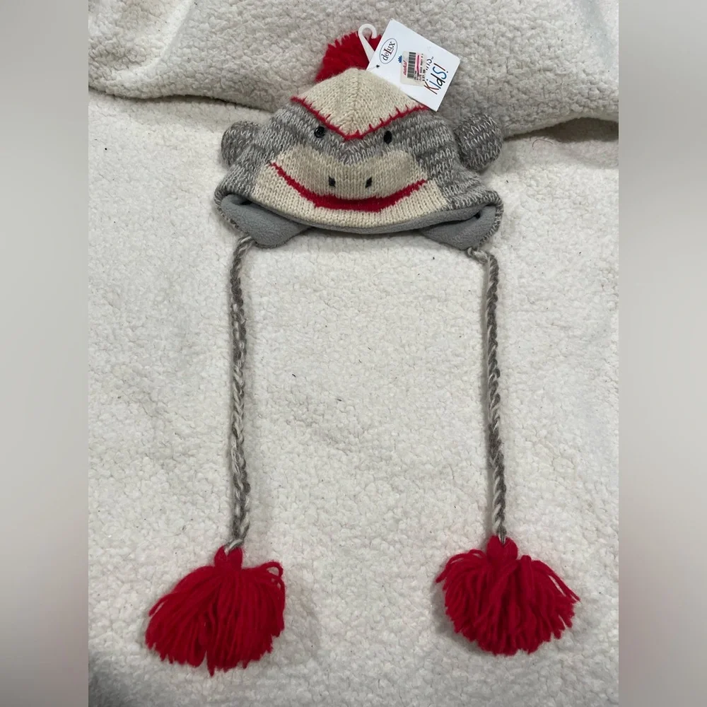 Sock Monkey‎ Hat-